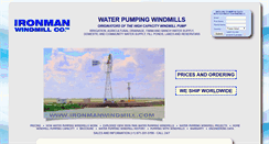 Desktop Screenshot of ironmanwindmill.com